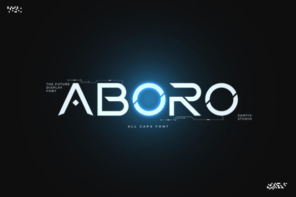 Aboro: A Futuristic Font for Modern Brands