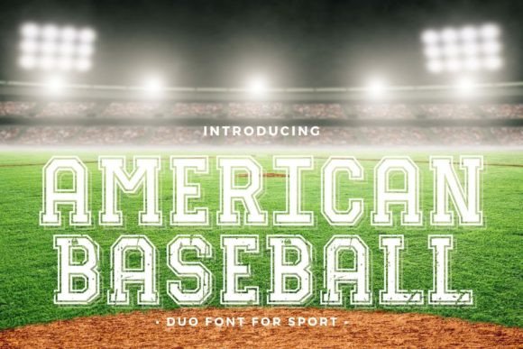 American Baseball Font