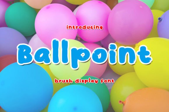 Ballpoint Font for Web Design