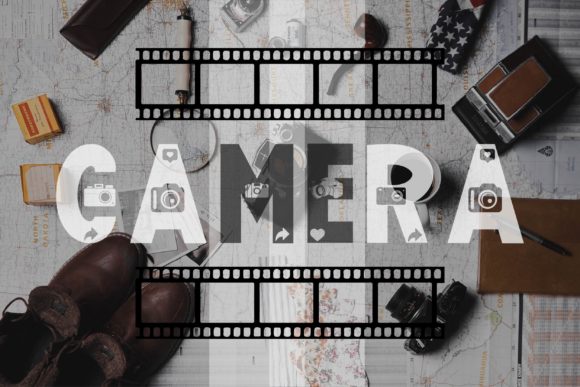 Camera Font for Web Design