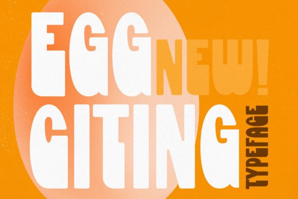 Eggciting Font for Web Design
