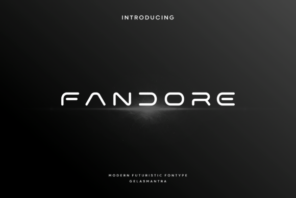 Fandore: A Futuristic Font for Modern Design