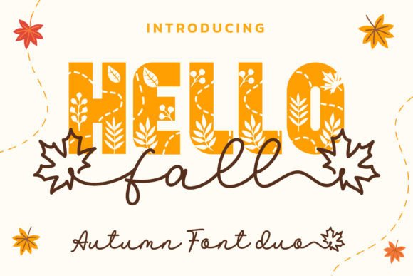 Hello Fall Duo Font