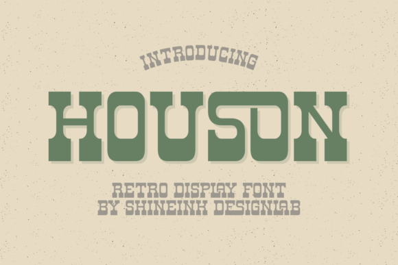 Houson Font: Bold, Vintage, and Ready for Campaigns