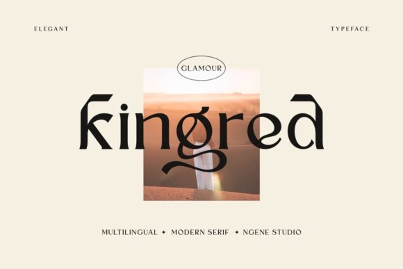 Kingred Font for Creative Campaigns