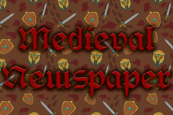 Medieval Newspaper Font