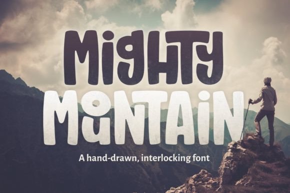 Mighty Mountain Font for Creative Makers