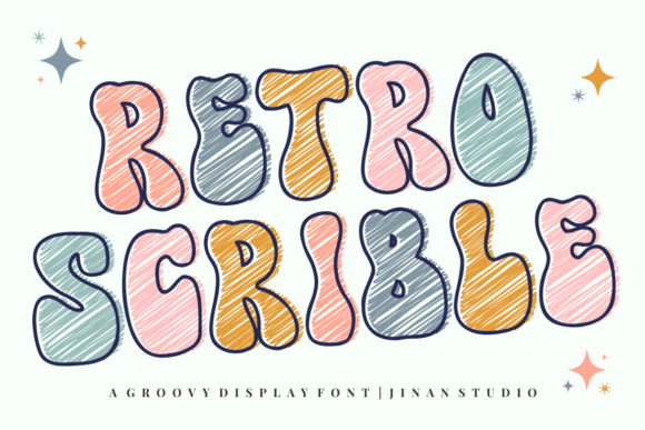 Retro Scrible Font for Creative Design