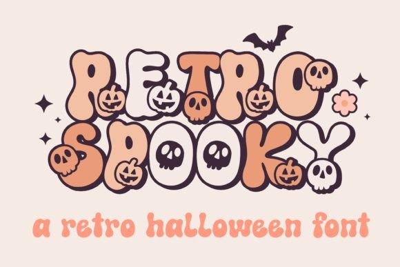 Retro Spooky Font for Halloween Design