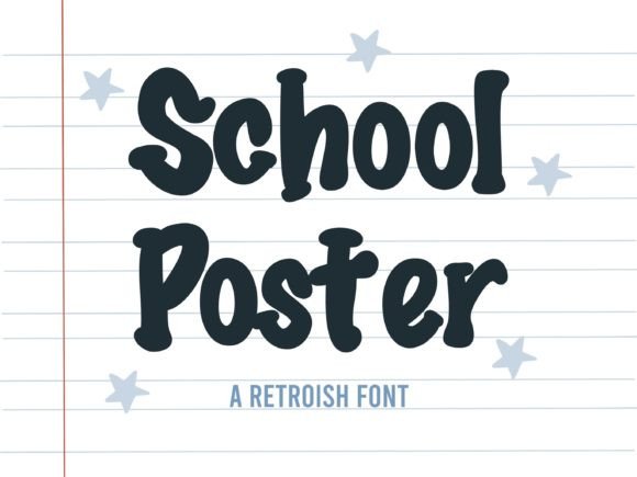 School Poster Font for Creative Projects