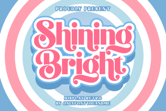 Shining Bright Font for Business Branding
