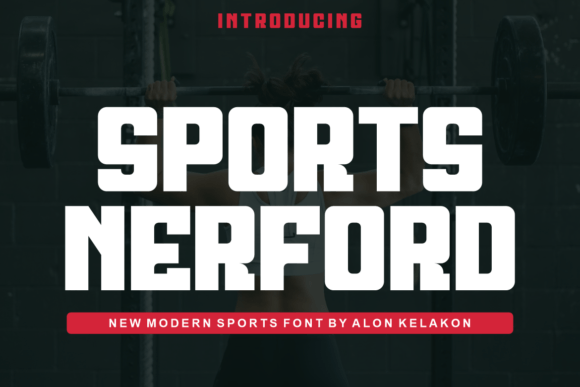 Sports Nerford: A Bold Font for Creative Projects