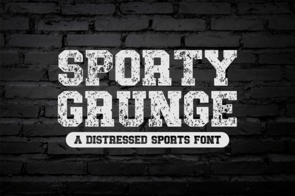 Sporty Grunge Font for Bold Design