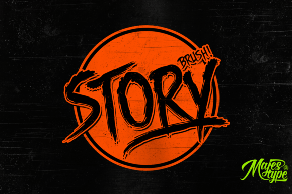Story Brush Font for Creative Projects