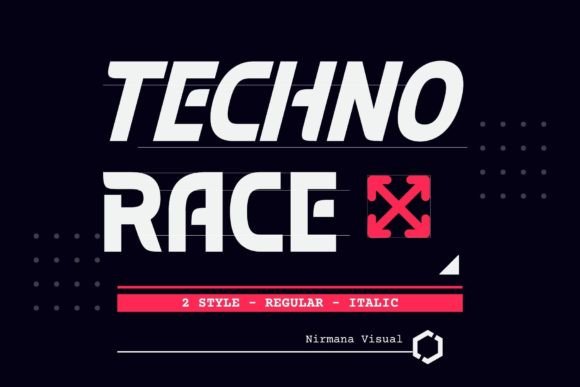 Techno Race Font: Bold and Stylish