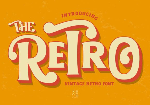 The Retro: A Vintage Font for Modern Design