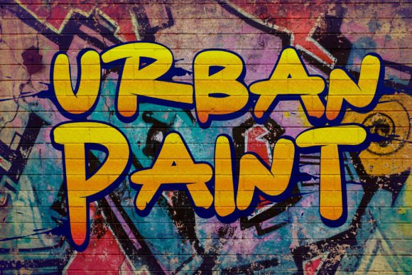 Urban Paint: A Bold Typeface for Modern Design